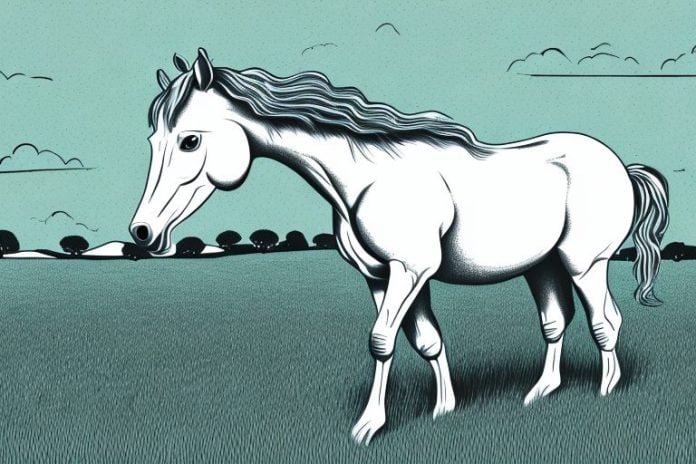 A horse in a field in uitenhage