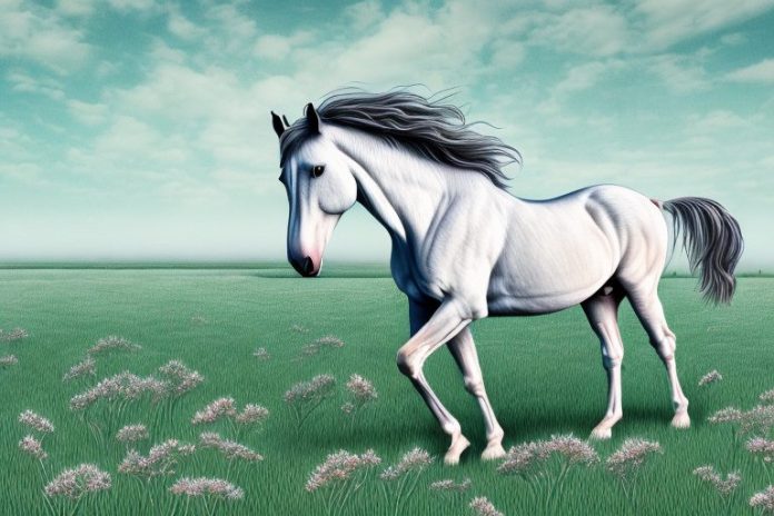 A horse in a field in krugersdorp