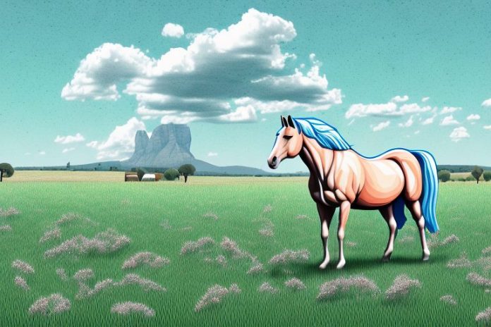 A horse in a field in germiston