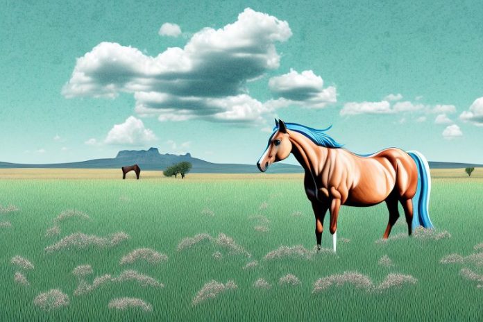 A horse in a field in polokwane