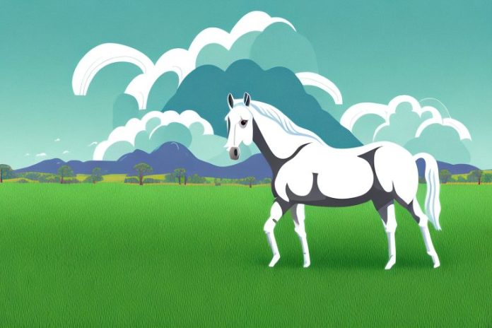 A horse in a grassy field in barberton