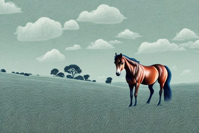 A horse in a field in lydenburg