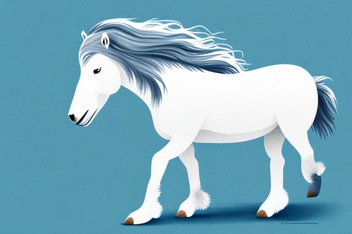 A majestic icelandic horse in its natural environment