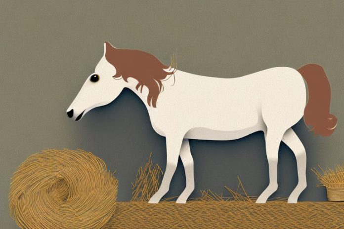A shetland pony in a stable