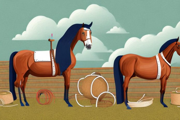 A hackney horse in a stable
