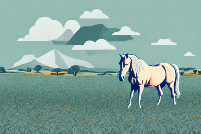 A horse in a field in somerset west