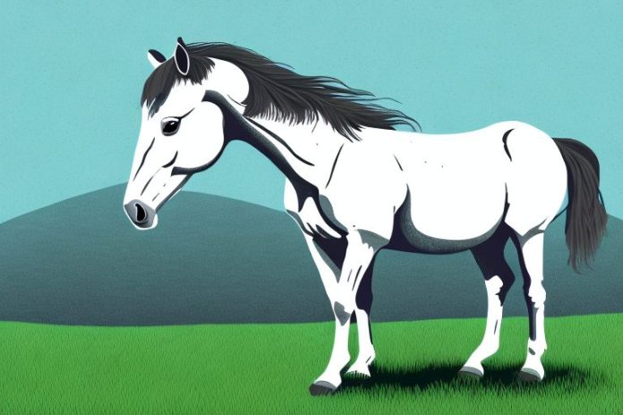 A horse in a pasture in durban