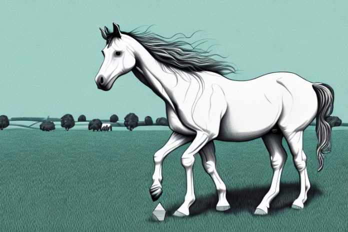 A horse in a field in roodepoort