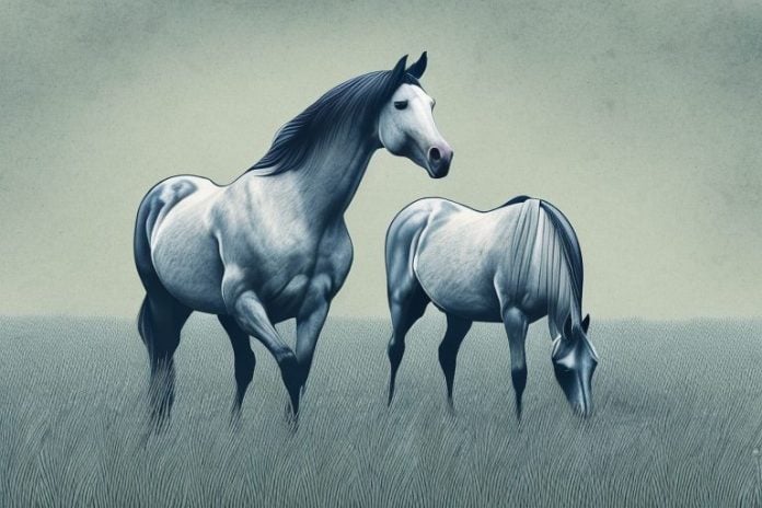 A horse in a field in germiston