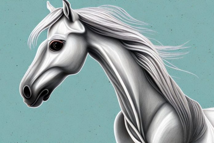 An arabian horse in a tongaat