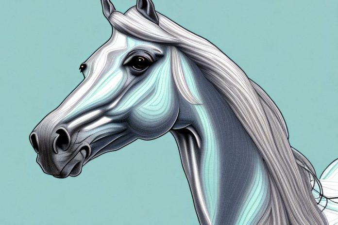 A majestic arabian horse in a gauteng