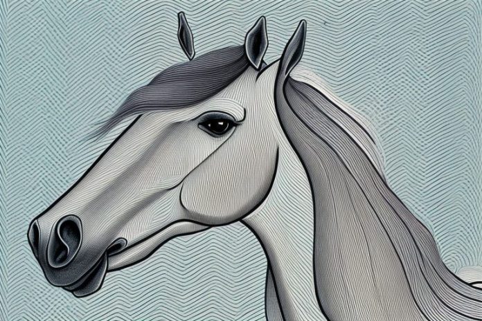 An arabian horse in a rural setting in midrand