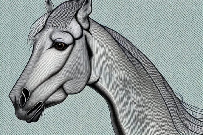 An arabian horse in a rural setting in grahamstown