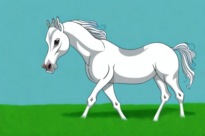 An arabian horse in a grassy field in centurion