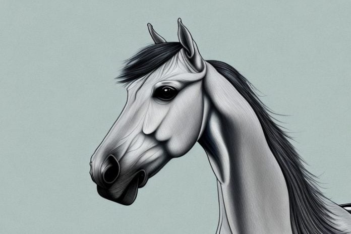 An arabian horse in a colesberg