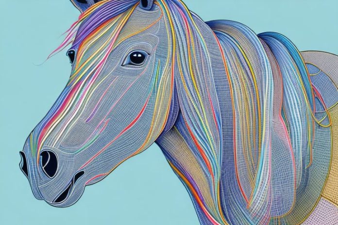 A thoroughbred horse in soweto