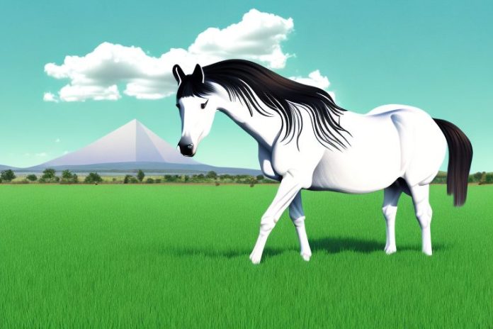 A morgan horse in a grassy field in randburg
