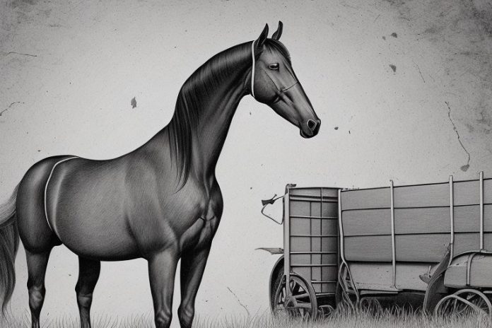A morgan horse in a rural setting in midrand