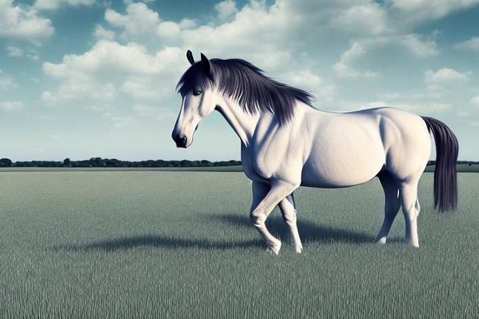 A morgan horse in a field in hazyview
