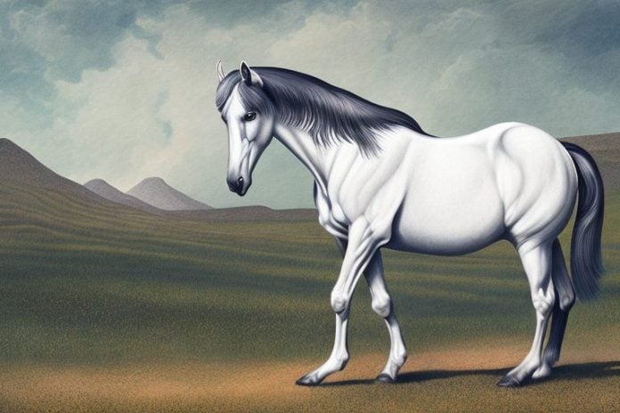 A morgan horse in a rural setting in kimberley