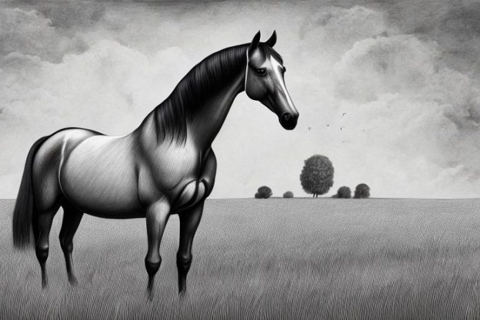 A morgan horse in a field in klerksdorp