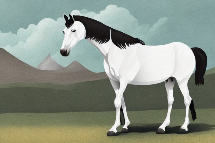 A morgan horse in a rural setting in hermanus