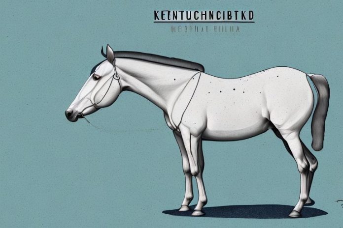 A kentucky mountain saddle horse in a natural setting in richards bay