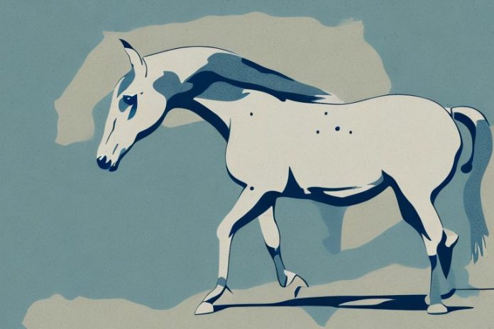 A kentucky mountain saddle horse in its natural habitat in kwamashu