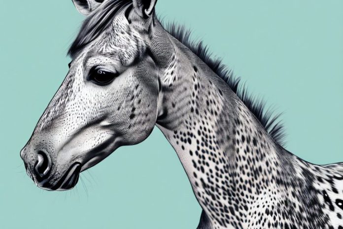 An appaloosa horse in amanzimtoti