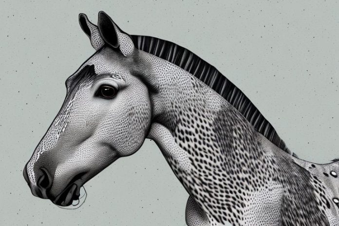 An appaloosa horse in a natural setting in randburg