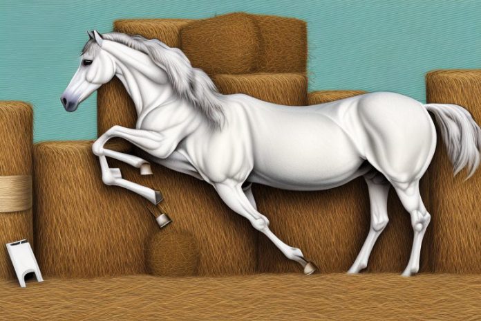 A horse in a stable