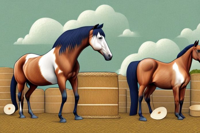 A horse in a stable