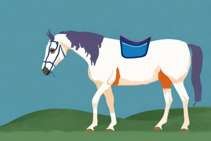 A kentucky mountain saddle horse in a pasture