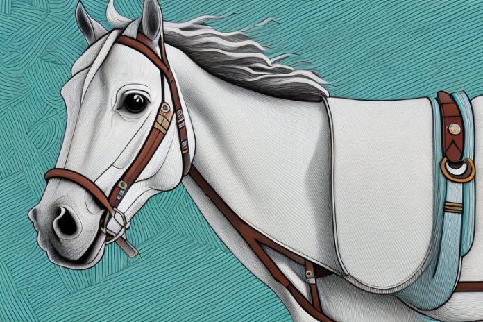 A hackney horse in a stable