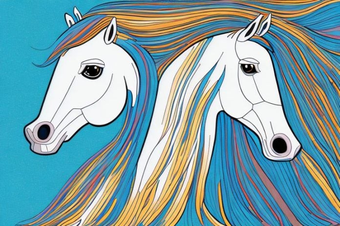 A horse in a stable
