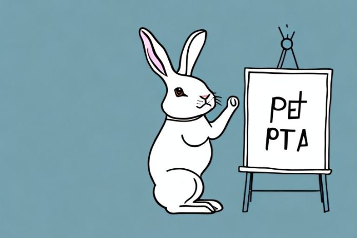 A rabbit in a home environment