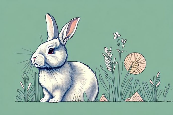 A rabbit in a virginia landscape