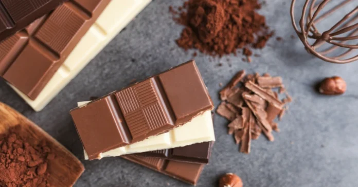 Bars of whit and dark chocolate. Can Cats Eat Chocolate?