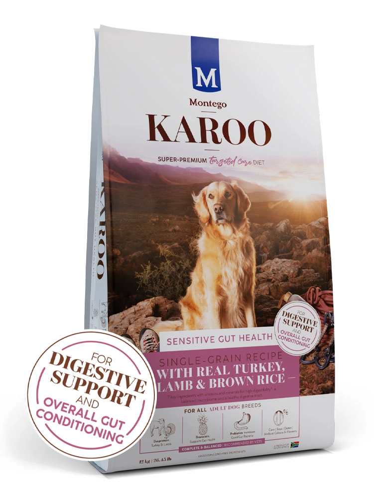 Karoo Adult Sensitive Gut Health Turkey & Lamb